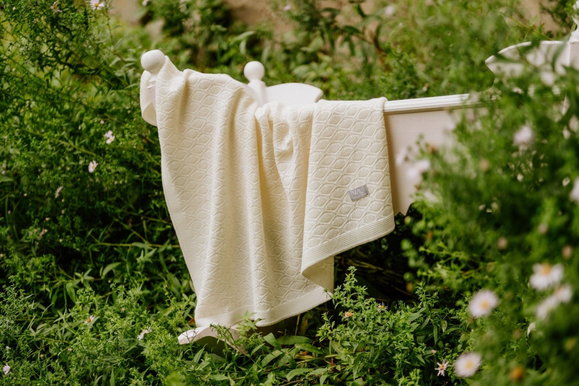 Merino Wool Baby Blanket - HAPPINESS Collection - Kindeco