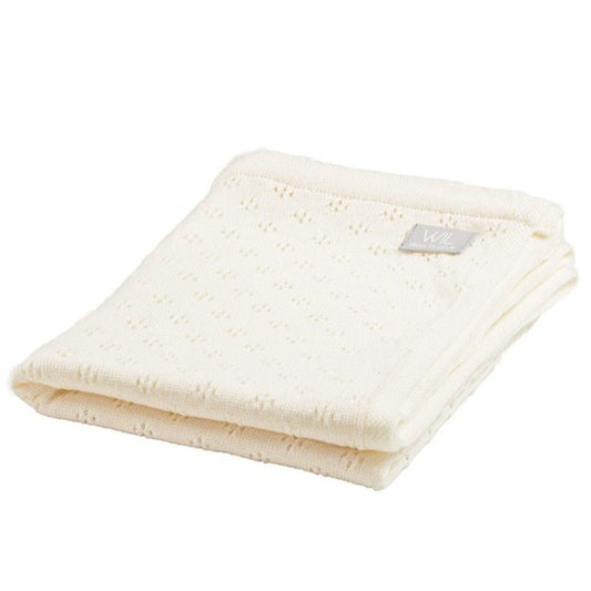 Merino Wool Baby Blanket - LOVE Collection - Kindeco