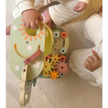 Montessori 4 - in - 1 Wooden Activity Tree - Kindeco