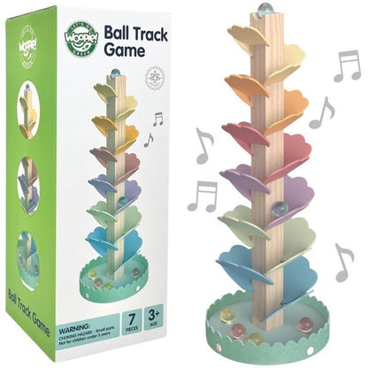 Musical Rainbow Wooden Ball Track - Kindeco