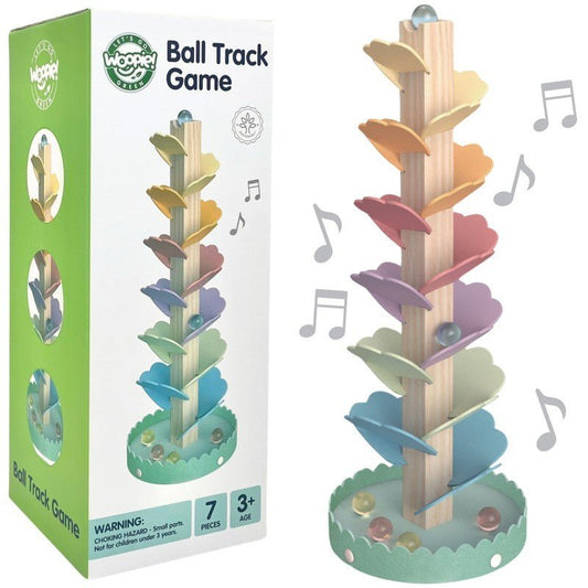 Musical Rainbow Wooden Ball Track - Kindeco
