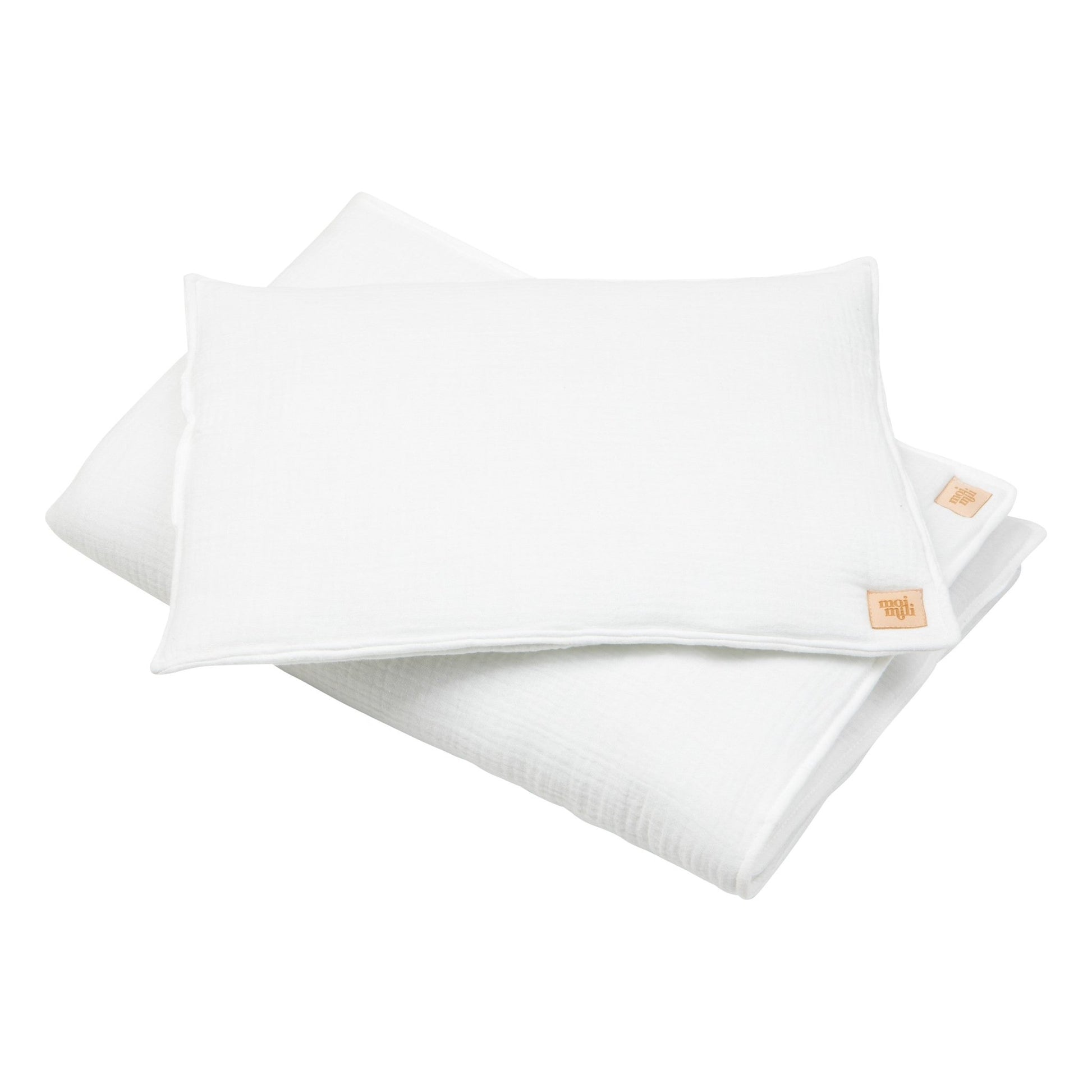 Muslin Baby Blanket + Pillow Set - Cream - Kindeco