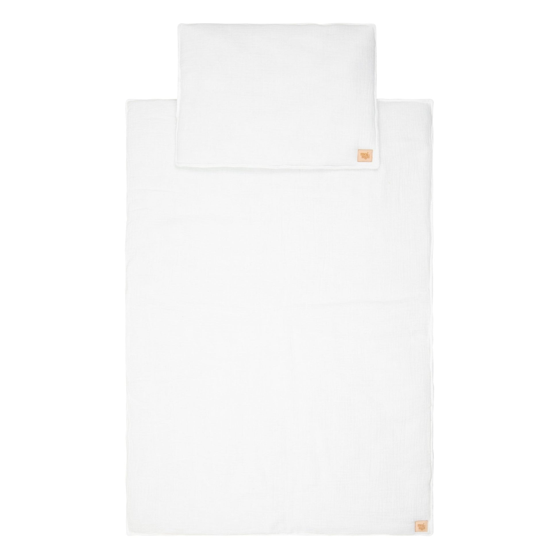 Muslin Baby Blanket + Pillow Set - Cream - Kindeco