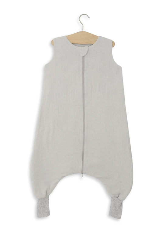 Muslin Baby Sleeping Bag with Legs – Grey - Kindeco