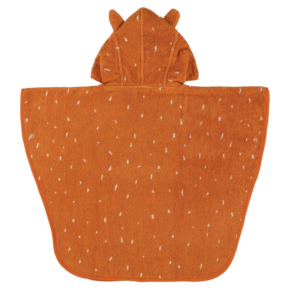 Organic Hooded Bath Poncho - Mr. Fox - Kindeco