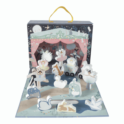 Playbox with Wooden Pieces - Enchanted - Kindeco