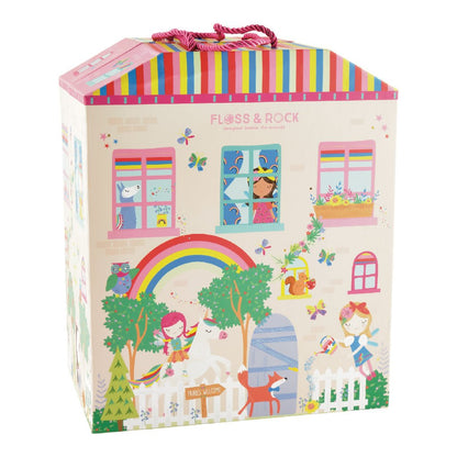 Playbox with Wooden Pieces - Rainbow Fairy - Kindeco