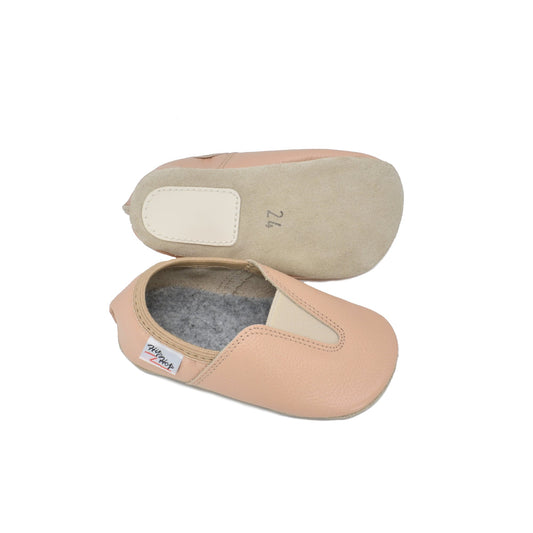 Punsa Kids Barefoot Slippers - Beige - Kindeco