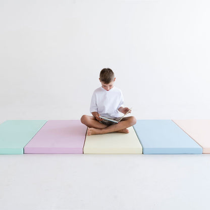Safety and Comfort 5 Mat Set - Pastel - Kindeco