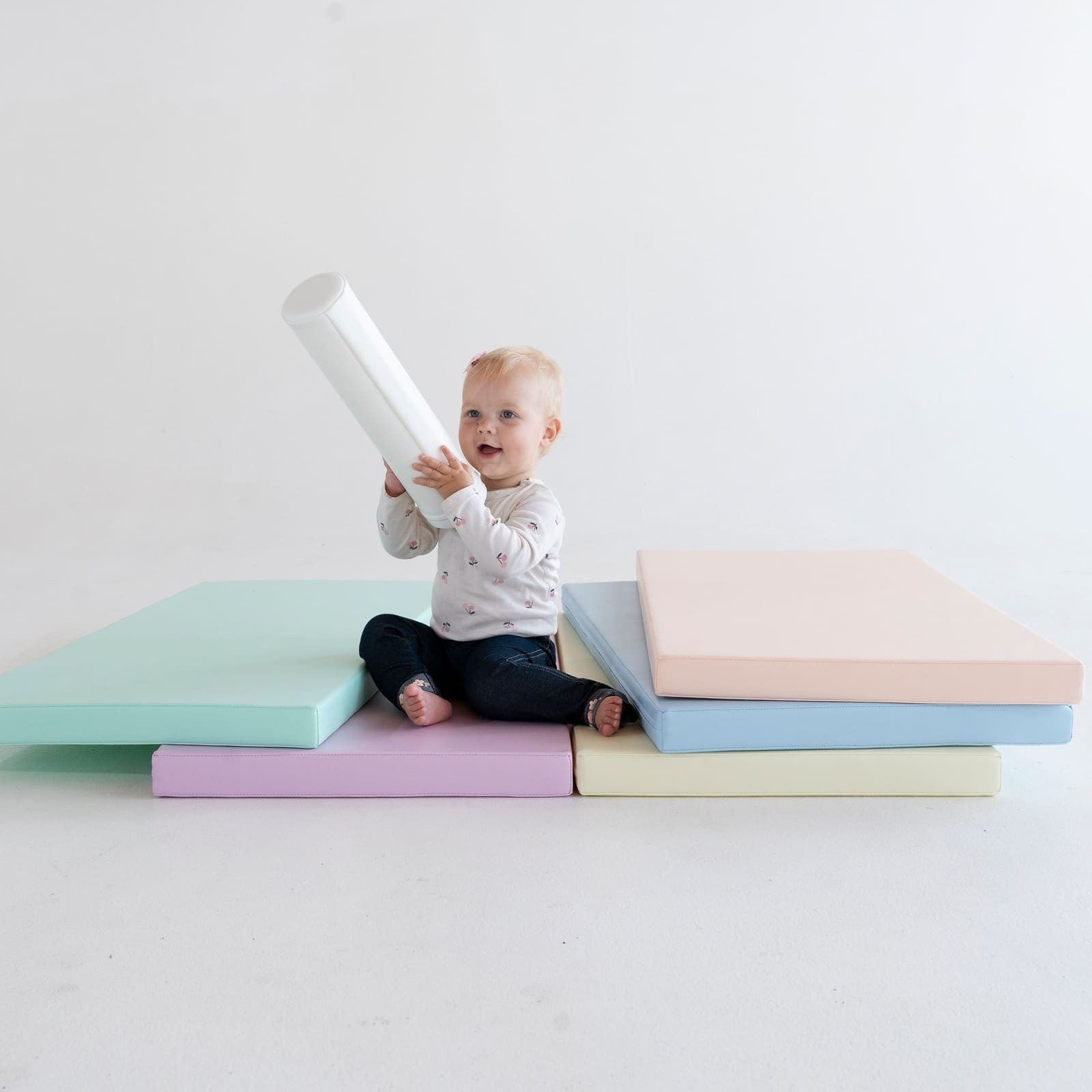 Safety and Comfort 5 Mat Set - Pastel - Kindeco