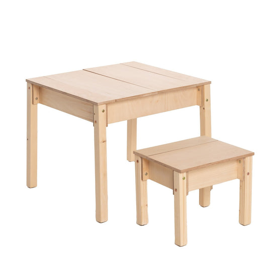 Smart Storage Table and Chair Set - Kindeco