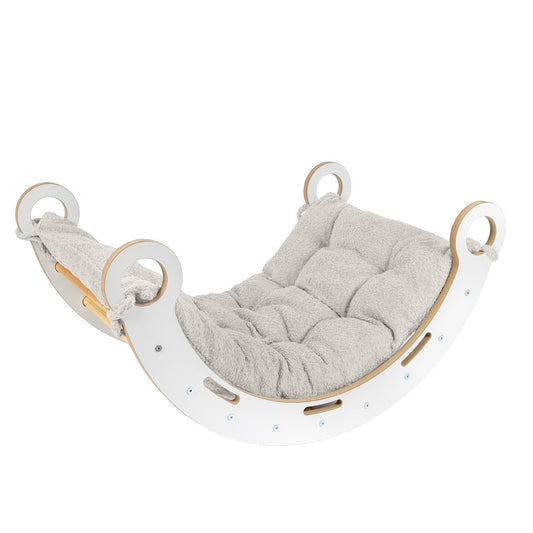 Snug Rocker for Kids - Ecru Pillow - Kindeco