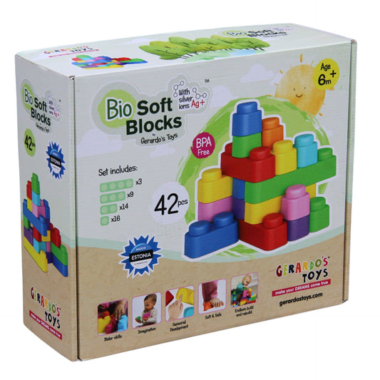 Soft Blocks Set - 42 pieces - Kindeco