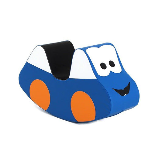 Soft Play Ride On Toy - Blue Car - Kindeco