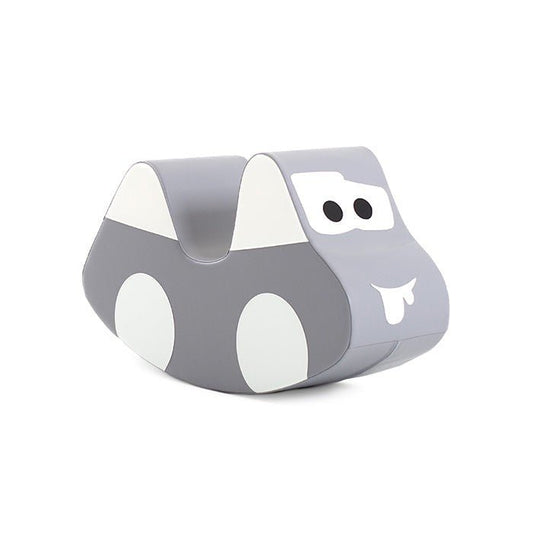 Soft Play Ride On Toy - Grey Car - Kindeco