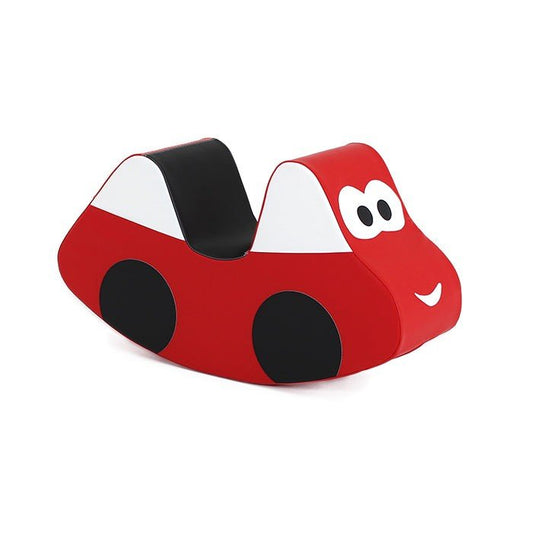 Soft Play Ride On Toy - Red Car - Kindeco