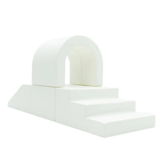 Soft Play Set Tunnel - White - Kindeco