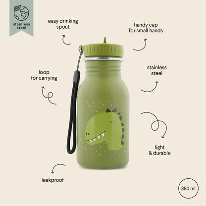 Stainless Steel Bottle 350 ml - Mr Dino - Kindeco