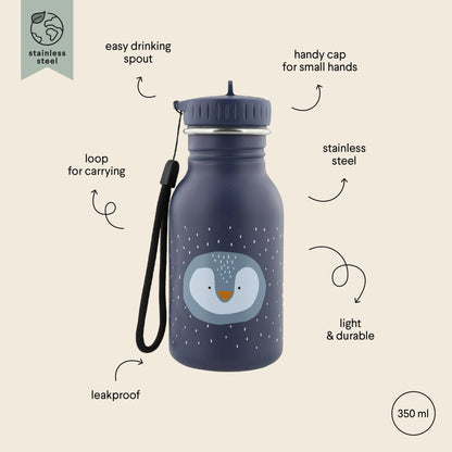 Stainless Steel Bottle 350 ml - Mr Penguin - Kindeco