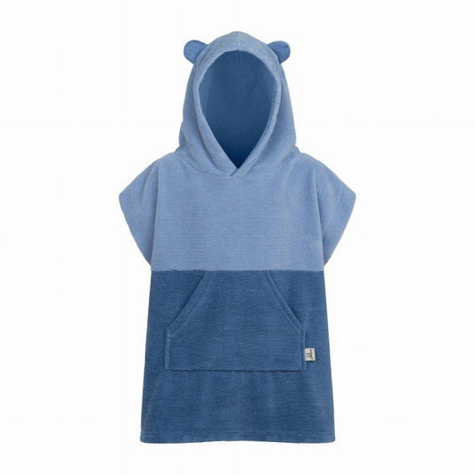 Surfbear Kids Bath Poncho - Blue - Kindeco