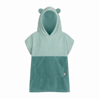 Surfbear Kids Bath Poncho - Green - Kindeco