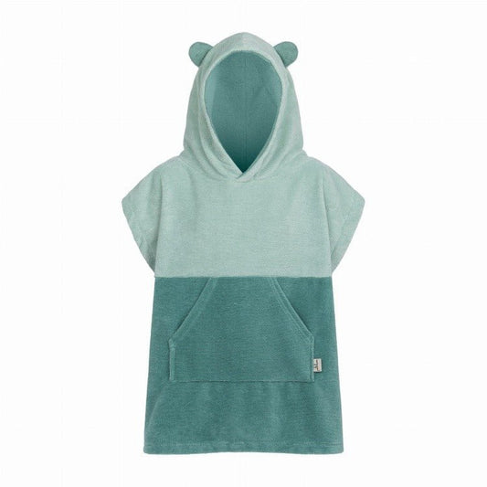 Surfbear Kids Bath Poncho - Green - Kindeco