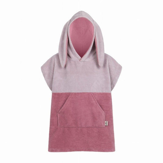 Surfbunny Kids Bath Poncho - Pink - Kindeco