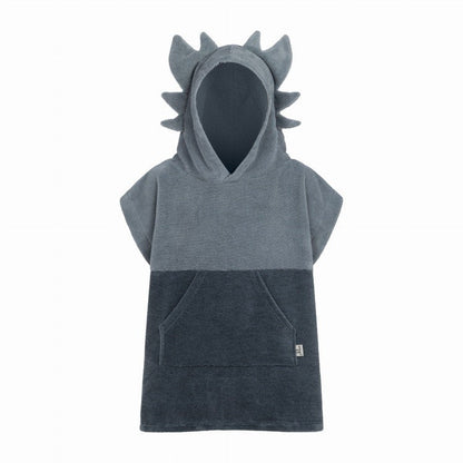 Surfdragon Kids Bath Poncho - Grey - Kindeco