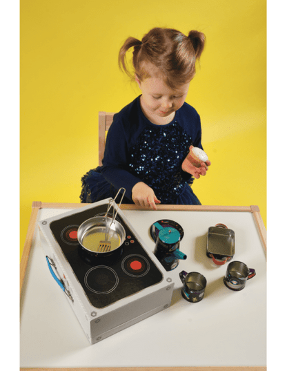 Tea and Cooking Set for Kids - Space - Kindeco