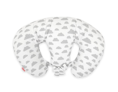 Twin Nursing Pillow - Gray Clouds - Kindeco