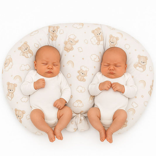 Twin Nursing Pillow - Rainbow Bear - Kindeco