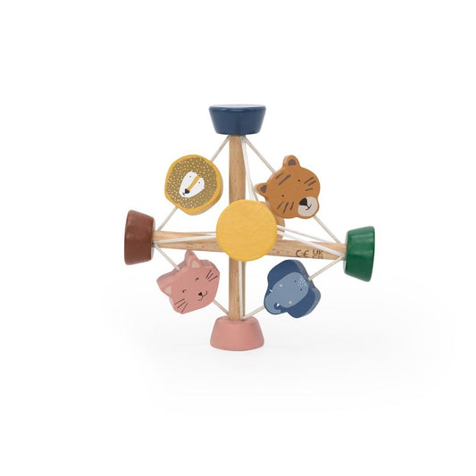 Wooden Activity Ball - Trixie Baby Animals - Kindeco