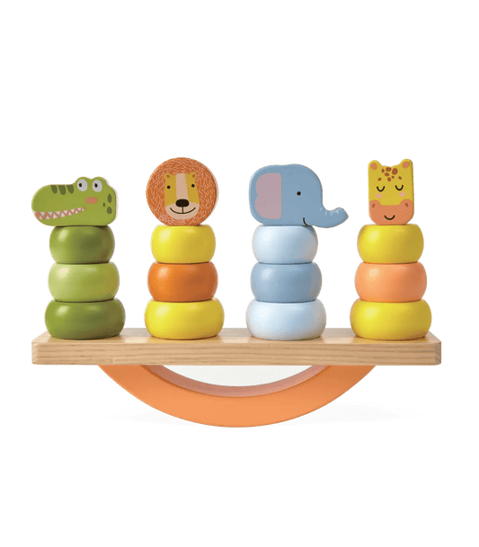 Wooden Animal Balance Game - Kindeco