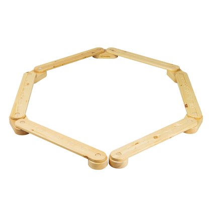 Wooden Balance Beam - 6 Elements - Kindeco