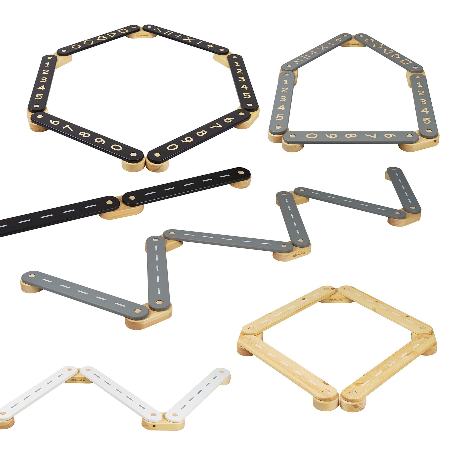 Wooden Balance Beam - 6 Elements - Kindeco