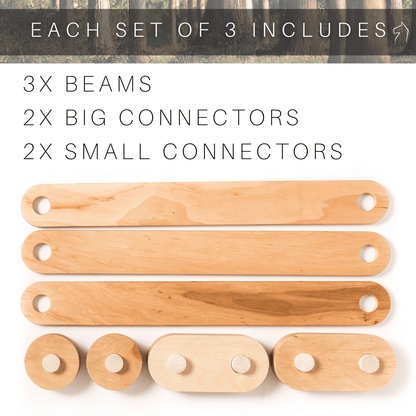 Wooden Balance Beams - Ewart Woods - Kindeco
