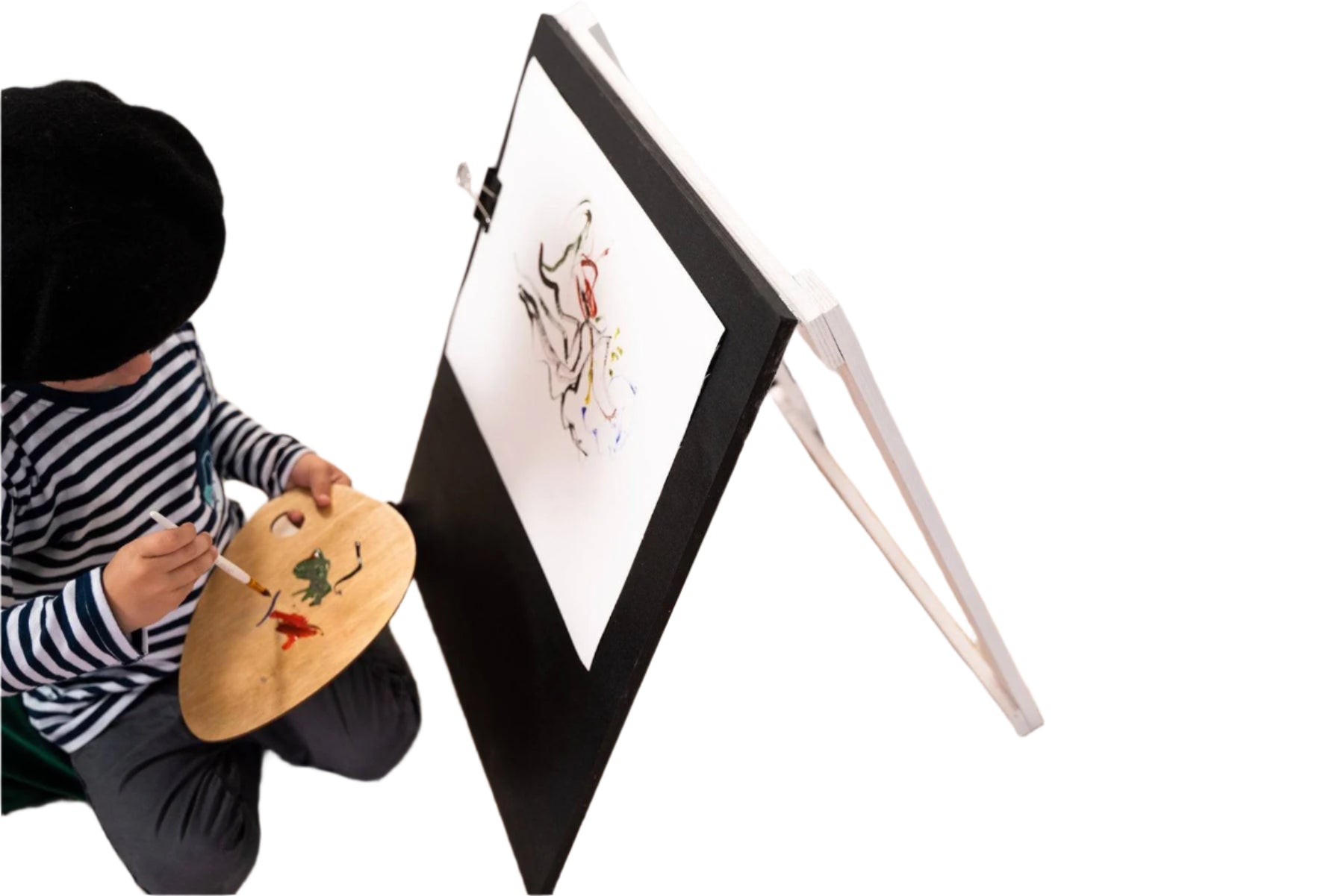 Wooden Chalkboard Easel for Kids - Kindeco