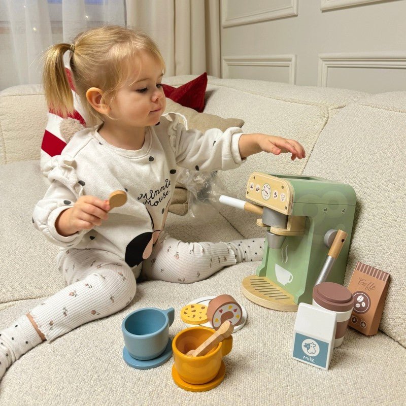 Wooden Coffee Maker & Barista Set - Kindeco