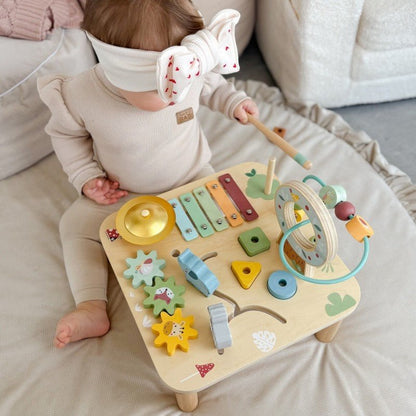 Wooden Educational 5 - in - 1 Activity Table - Kindeco