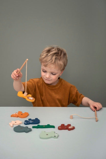 Wooden Fishing Game - Trixie Baby Animals - Kindeco
