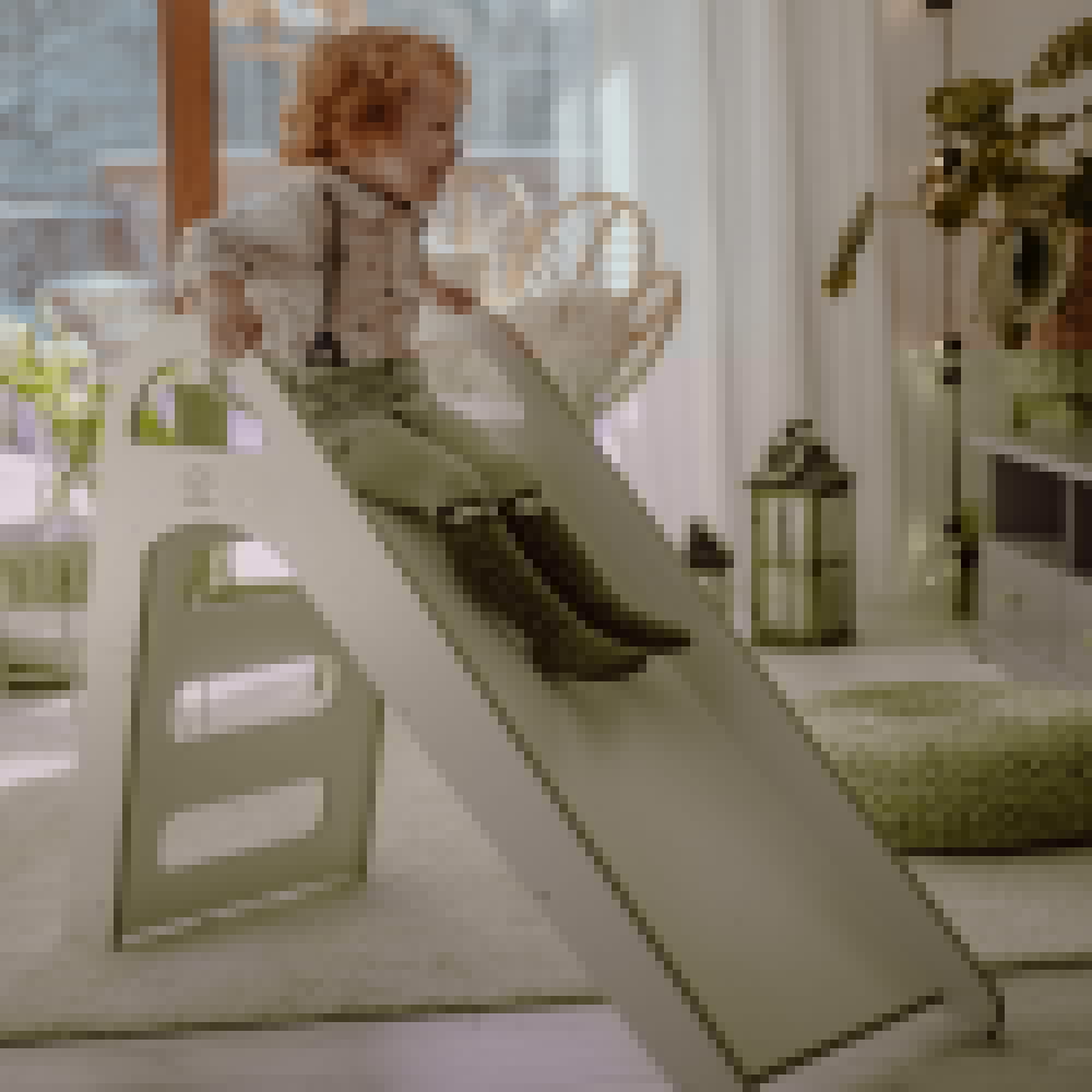 Wooden Indoor Scandi Slide for Children 87x46cm - Kindeco