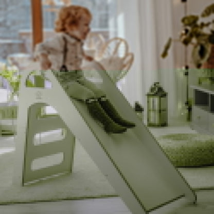 Wooden Indoor Scandi Slide for Children 87x46cm - Kindeco