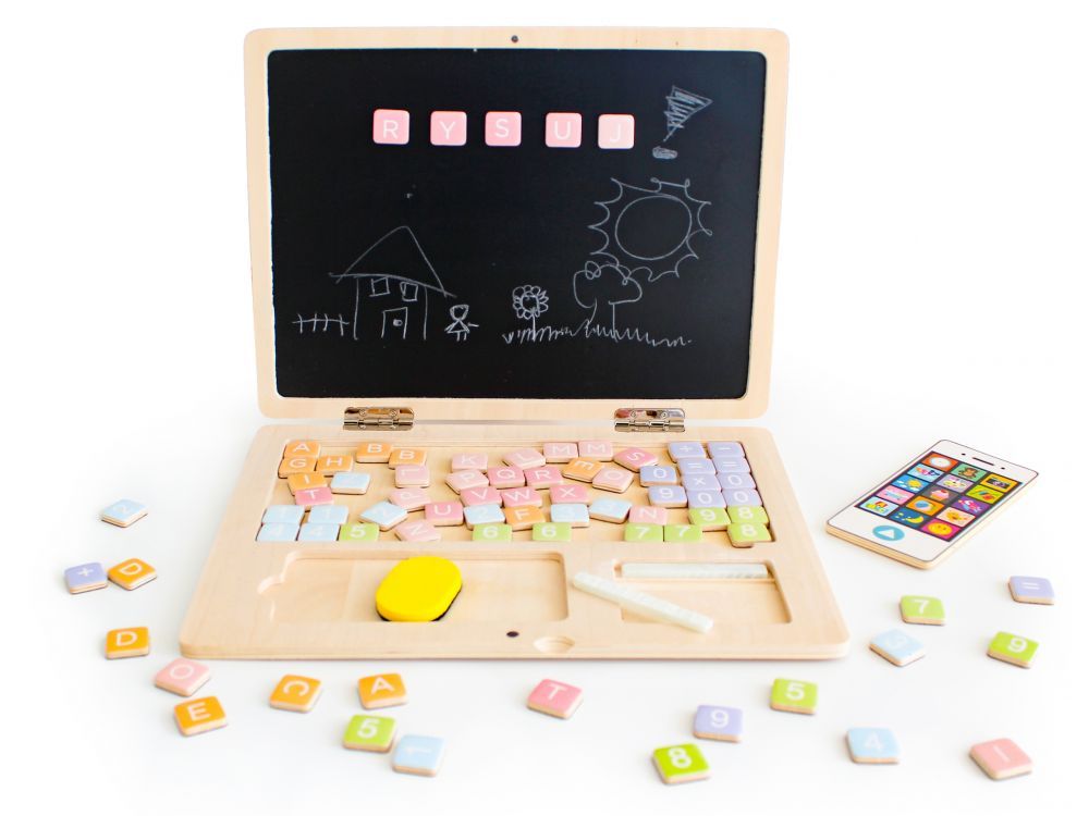 Wooden Laptop/Tablet + Phone Set - Kindeco