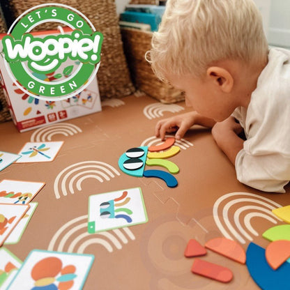 Wooden Montessori Shape Puzzle - Kindeco
