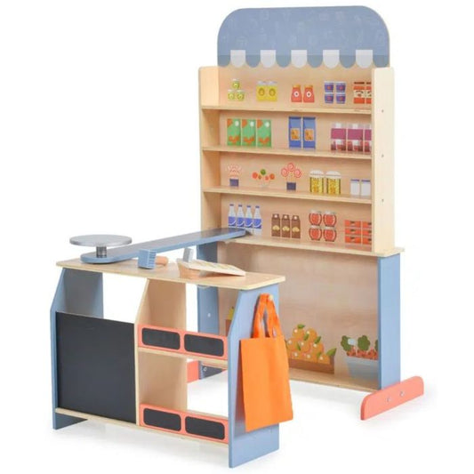 Wooden Supermarket Play Set - Kindeco